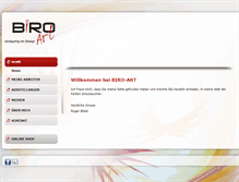 Tablet Screenshot of biro-art.ch